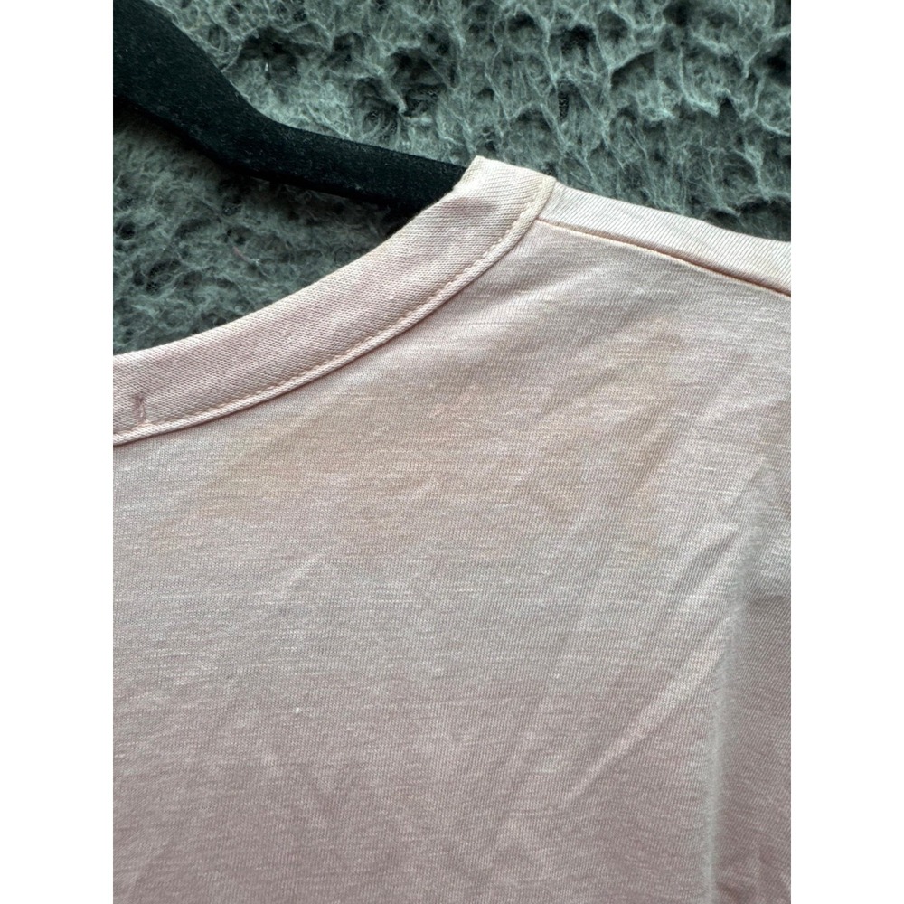 Rodarte J'aime Rodarte Logo Rhinestone Short Sleeve T-Shirt Pink Womens Size XL - Picture 8 of 12